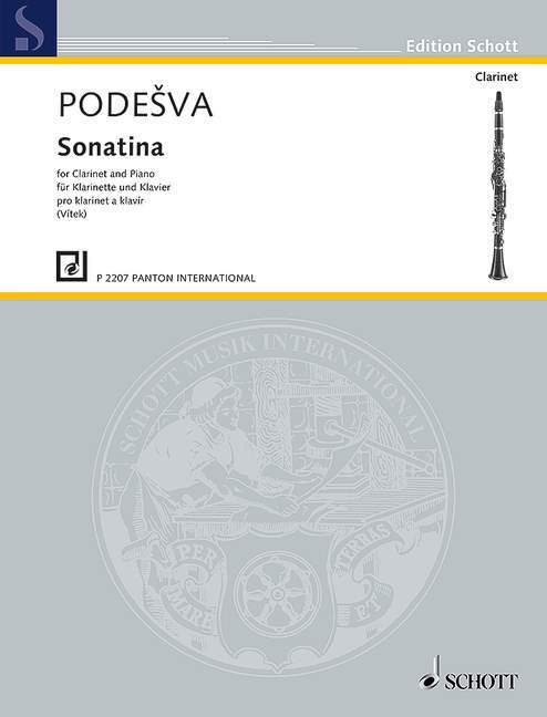 Articles imprimés SONATINA CLARINETTE JAROMIR PODESVA
