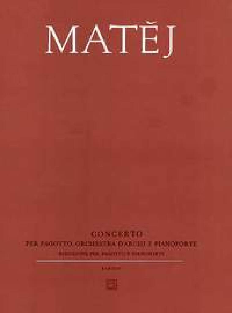 Book CONCERTO JOZKA MATEJ
