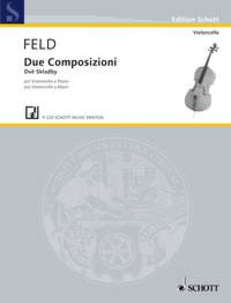Book TWO COMPOSITIONS VIOLONCELLE JINDRICH FELD