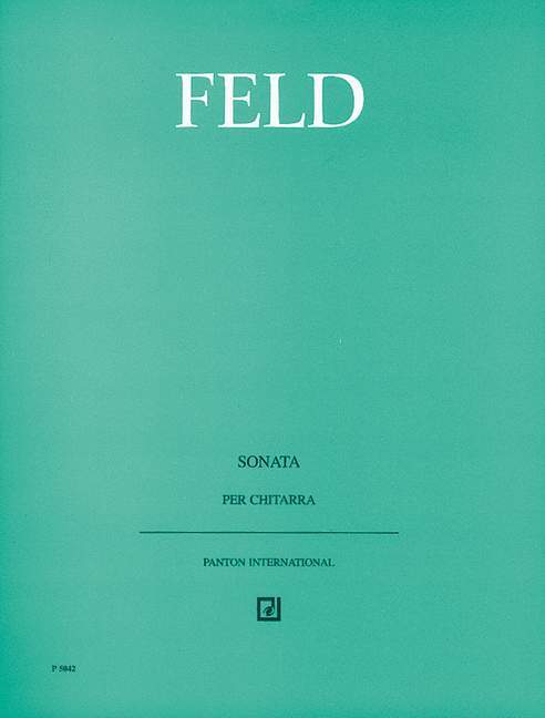 Tiskovina SONATA GUITARE JINDRICH FELD