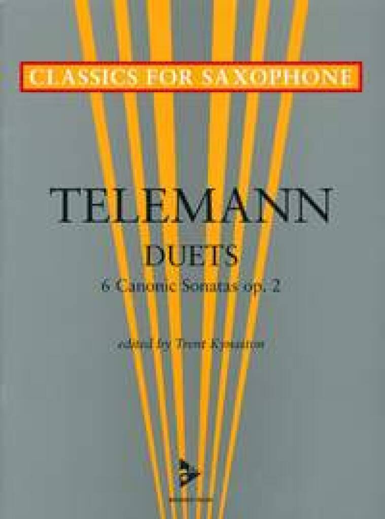 Knjiga SIX SONATES OP. 2 SAXOPHONE GEORG PHILIPP TELEMA
