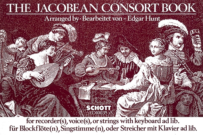Drukwerk THE JACOBEAN CONSORT BOOK EDGAR HUBERT HUNT