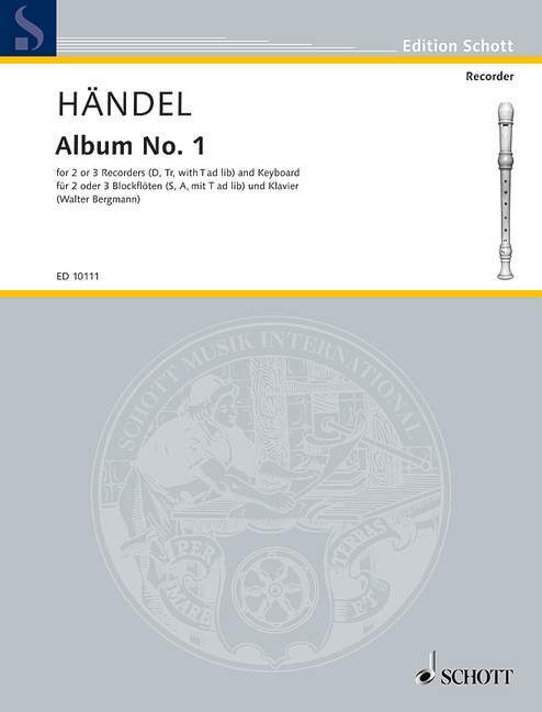 Prasa FIRST HANDEL ALBUM GEORG FRIEDRICH HAND