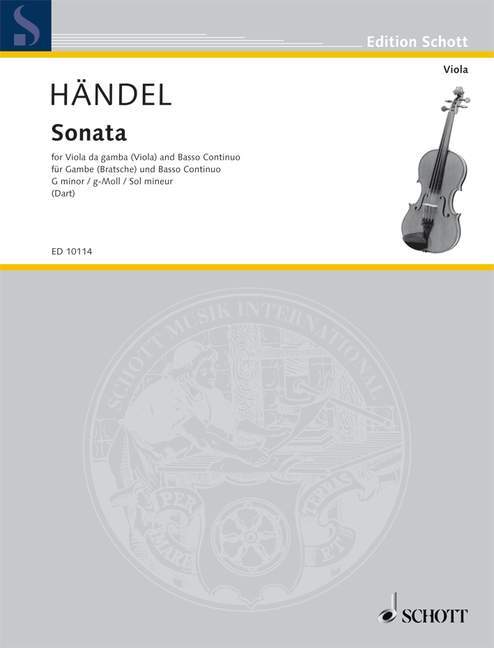 Prasa SONATE G ALTO GEORG FRIEDRICH HAND