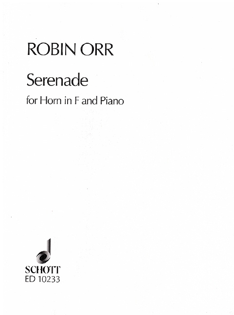 Tiskani izdelki SERENADE ROBIN ORR