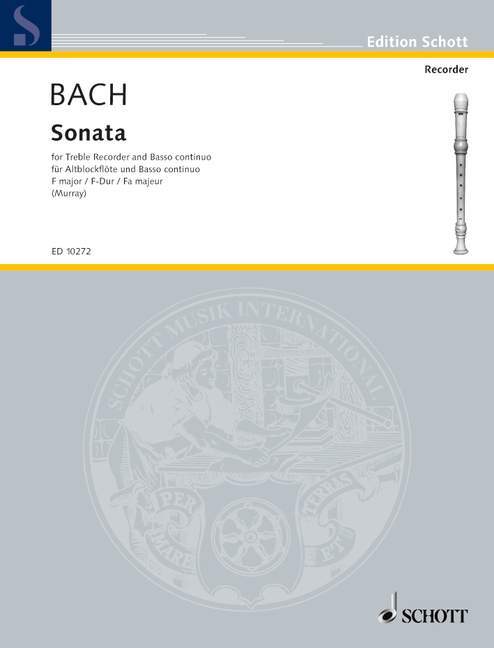 Tiskani izdelki SONATE F JOHANN SEBASTIAN BAC