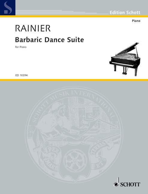 Prasa BARBARIC DANCE SUITE PIANO PRIAULX RAINIER