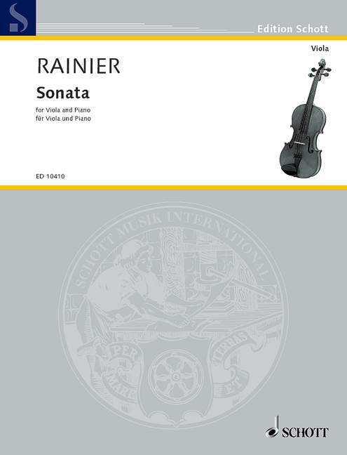 Tlačovina SONATA ALTO PRIAULX RAINIER