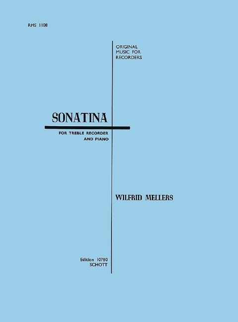Printed items SONATINA WILFRID MELLERS