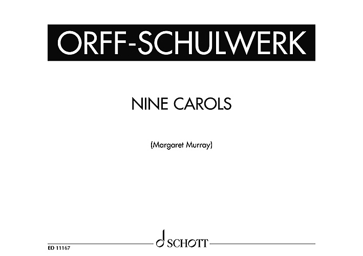 Printed items NINE CAROLS MARGARET MURRAY