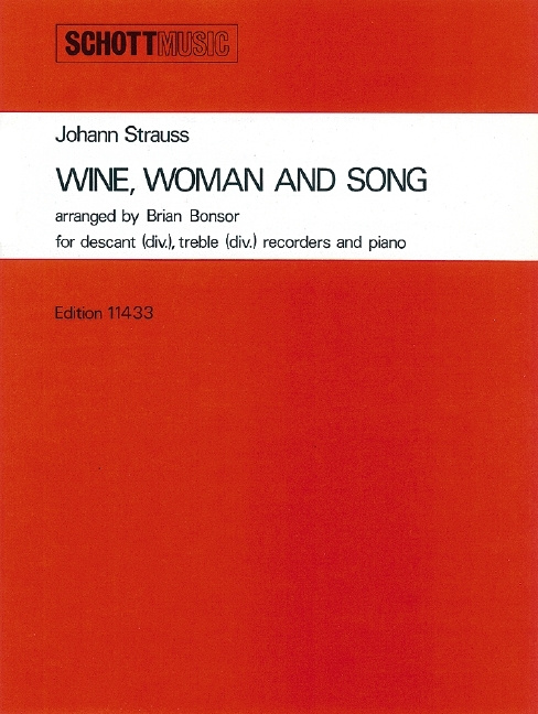 Pubblicazioni cartacee WEIN WEIB GESANG JOHANN STRAUSS JR.