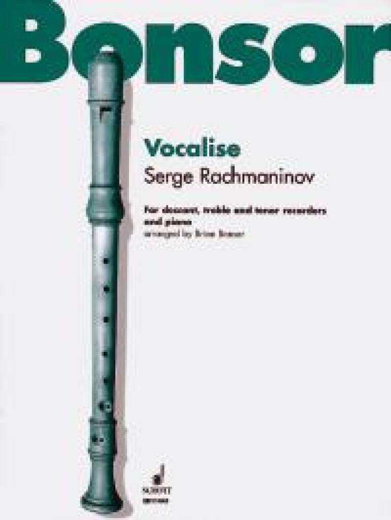 Knjiga VOCALISE SERGEI RACHMANINOV