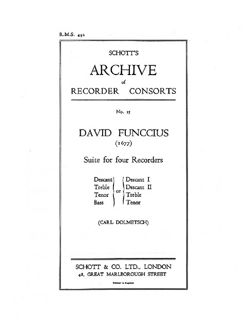 Tiskani izdelki SUITE DAVID FUNCCIUS