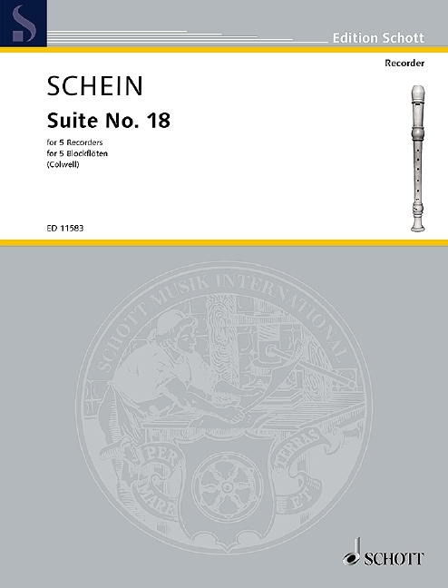 Printed items SUITE XVIII JOHANN HERMANN SCHEI