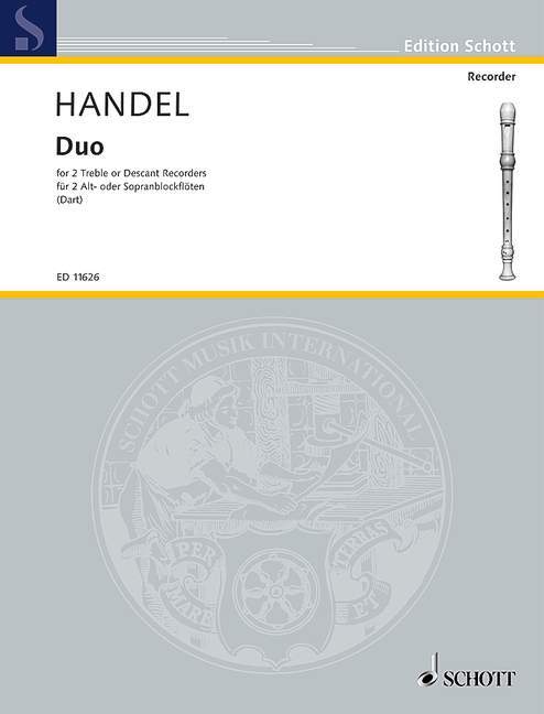Printed items DUO GEORG FRIEDRICH HAND