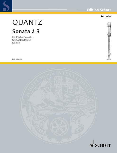 Tiskovina QUANTZ SONATE JOHANN JOACHIM QUANT