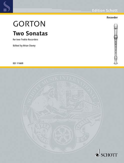 Prasa TWO SONATAS WILLIAM GORTON