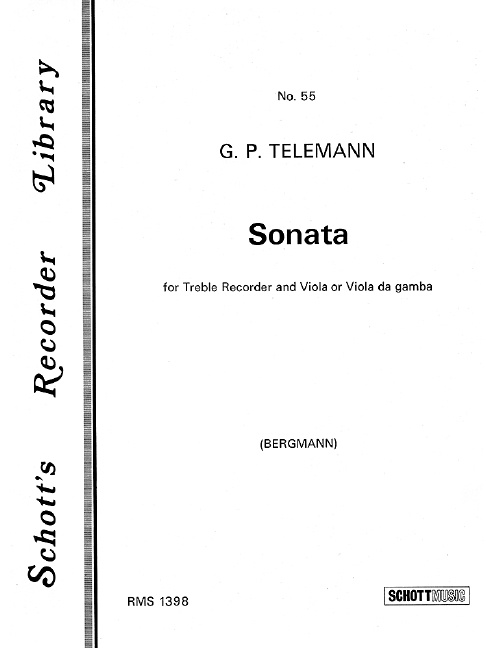 Materiale tipărite SONATA GEORG PHILIPP TELEMA