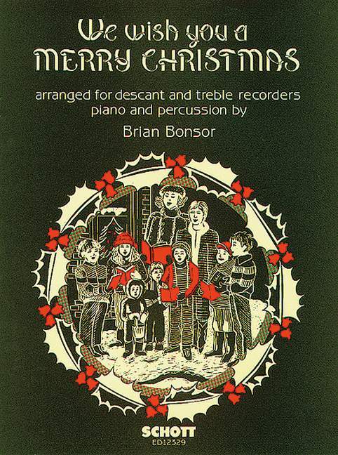 Tlačovina WE WISH YOU A MERRY CHRISTMAS -ENSEMBLE DE PARTITIONS BRIAN BONSOR