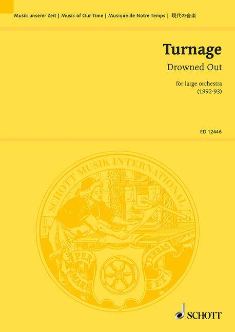 Printed items DROWNED OUT MARK-ANTHONY TURNAGE