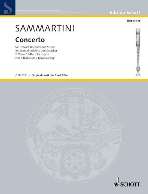 Artículos impresos CONCERT F GIUSEPPE SAMMARTINI