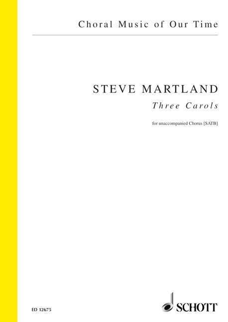 Printed items THREE CAROLS STEVE MARTLAND