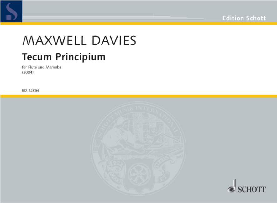 Tiskani izdelki TECUM PRINCIPIUM SIR PETER MAXWELL DA