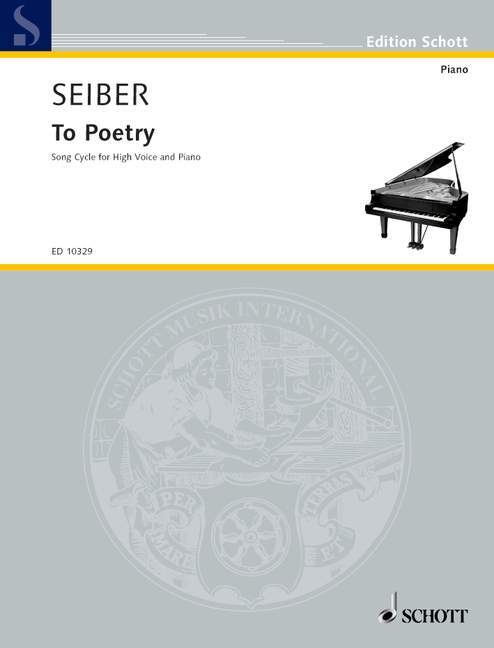 Tlačovina TO POETRY CHANT MATYAS SEIBER