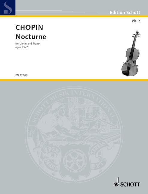 Tiskani izdelki NOCTURNE DB MAJOR OP. 27/2 BI 96 VIOLON FREDERIC CHOPIN