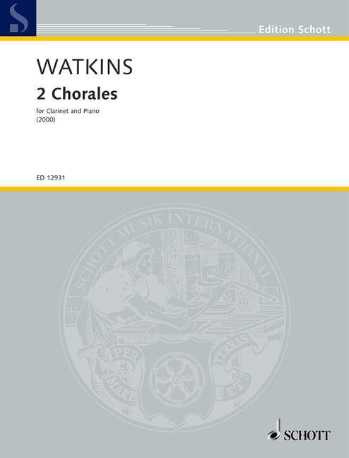 Tiskani izdelki TWO CHORALES CLARINETTE HUW WATKINS