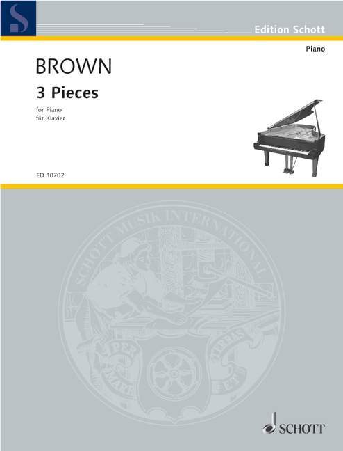 Tiskovina THREE PIECES FOR PIANO PIANO EARLE BROWN