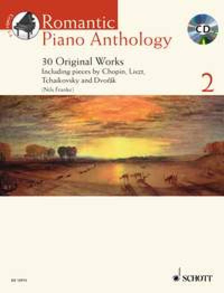 Knjiga ROMANTIC PIANO ANTHOLOGY 2 PIANO +CD NILS FRANKE