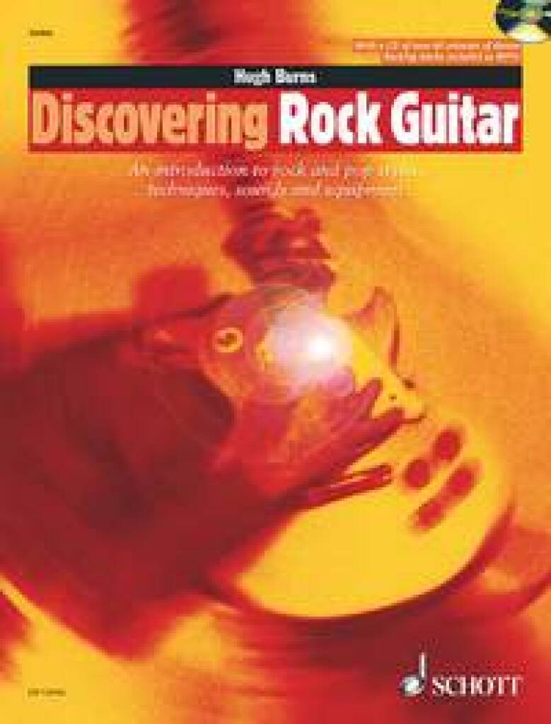 Książka DISCOVERING ROCK GUITAR GUITARE +CD HUGH BURNS