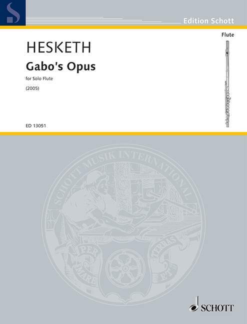 Printed items GABO'S OPUS FLUTE TRAVERSIERE KENNETH HESKETH