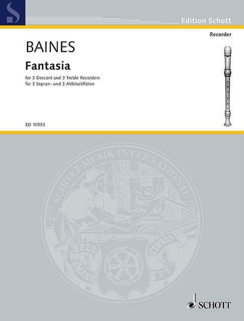 Drucksachen FANTASIA -PARTITION+PARTIES SEPAREES FRANCIS BAINES