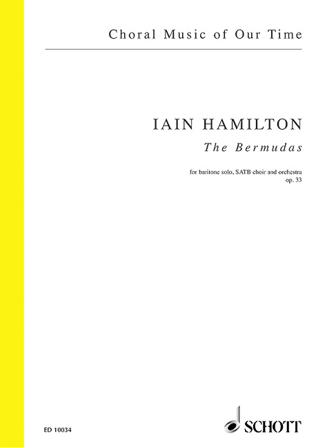 Tiskanica THE BERMUDAS OP. 33 CHANT IAIN HAMILTON