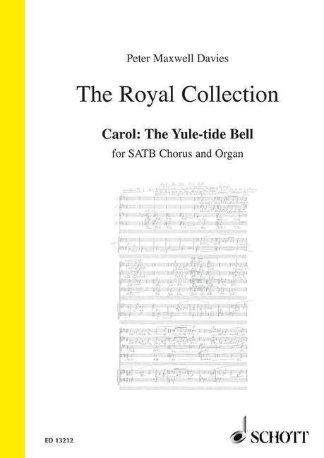 Tiskani izdelki CAROL: THE YULE-TIDE BELL SIR PETER MAXWELL DA