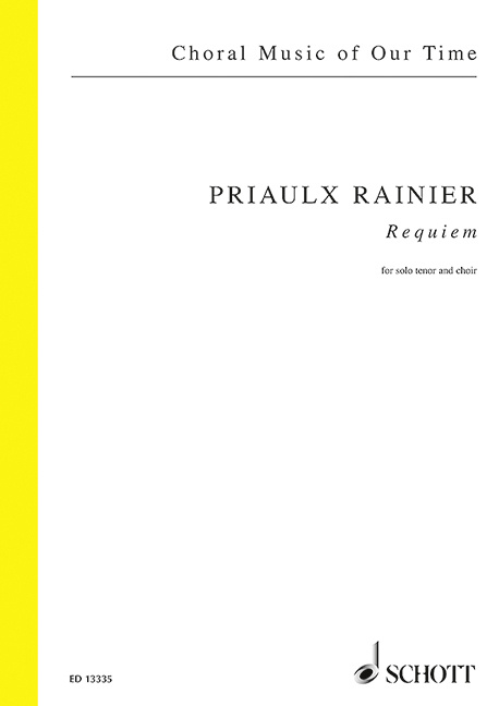 Printed items REQUIEM PRIAULX RAINIER