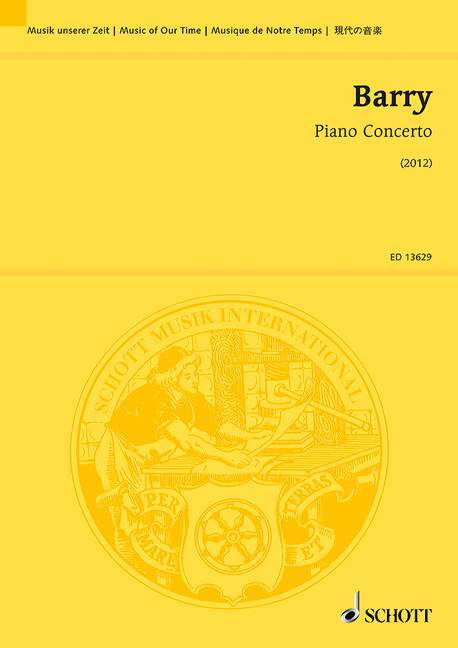 Tiskani izdelki PIANO CONCERTO GERALD BARRY