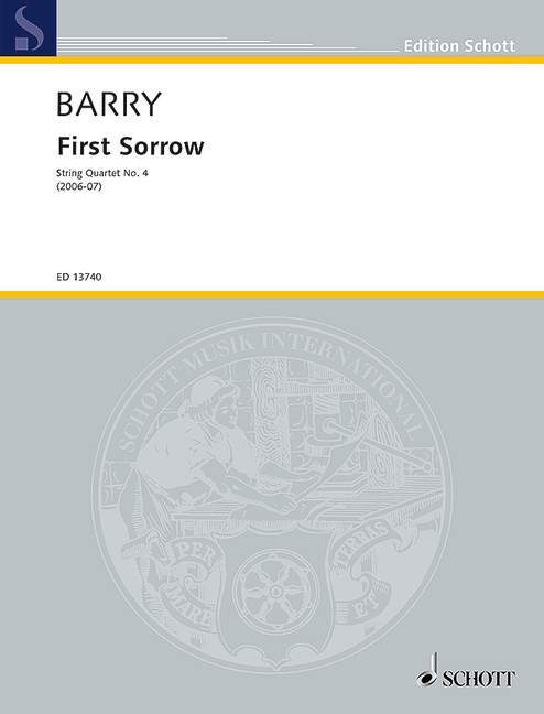 Nyomtatványok FIRST SORROW MUSIQUE D'ENSEMBLE-PARTITION+PARTIES SEPAREES GERALD BARRY