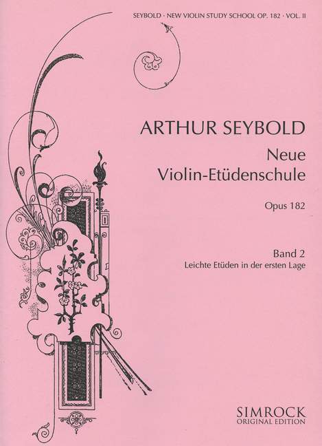 Drucksachen NEUE VIOLIN ETUDES 2 OP.182 VIOLON ARTHUR SEYBOLD