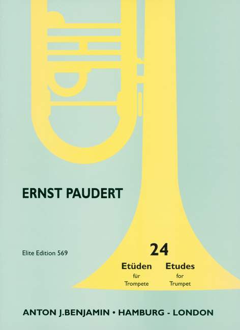 Printed items 24 STUDIES TROMPETTE ERNST PAUDERT