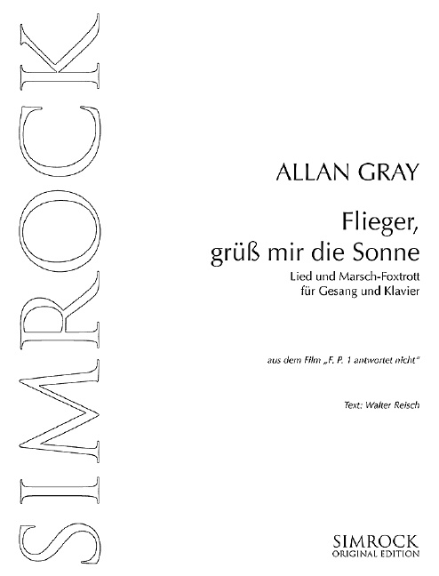 Tiskani izdelki FLIEGER, GRUSS MIR DIE SONNE 