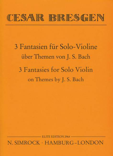 Printed items THREE FANTASIES VIOLON 