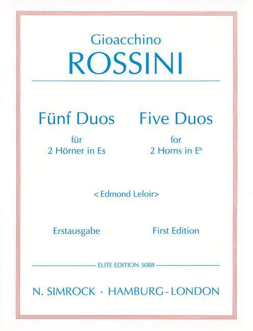Tiskani izdelki DUOS(5) GIOACHINO ROSSINI