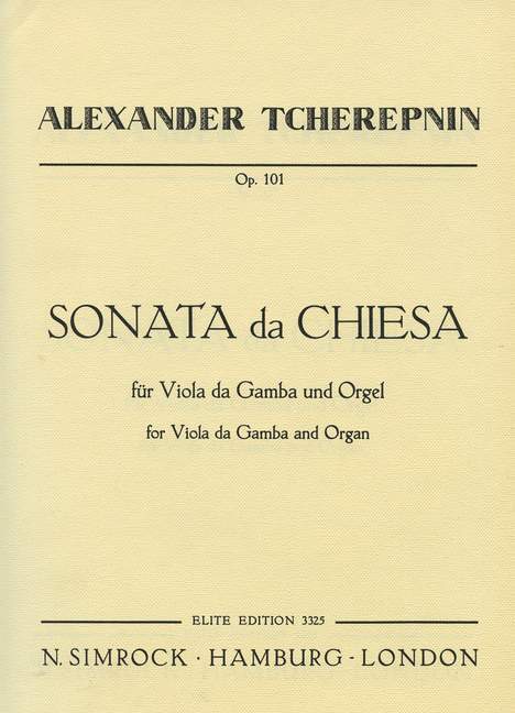 Tiskani izdelki SONATA DA CHIESA OP. 101 