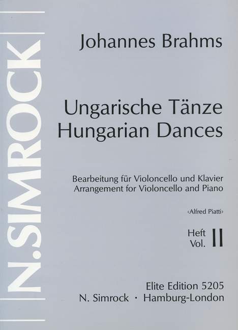 Έντυπα HUNGARIAN DANCES VOL. 2 VIOLON CARLO ALFREDO PIATTI