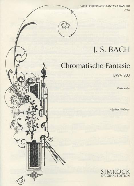 Printed items CHROMATIC FANTASY BWV 903 LOTHAR NIEFIND