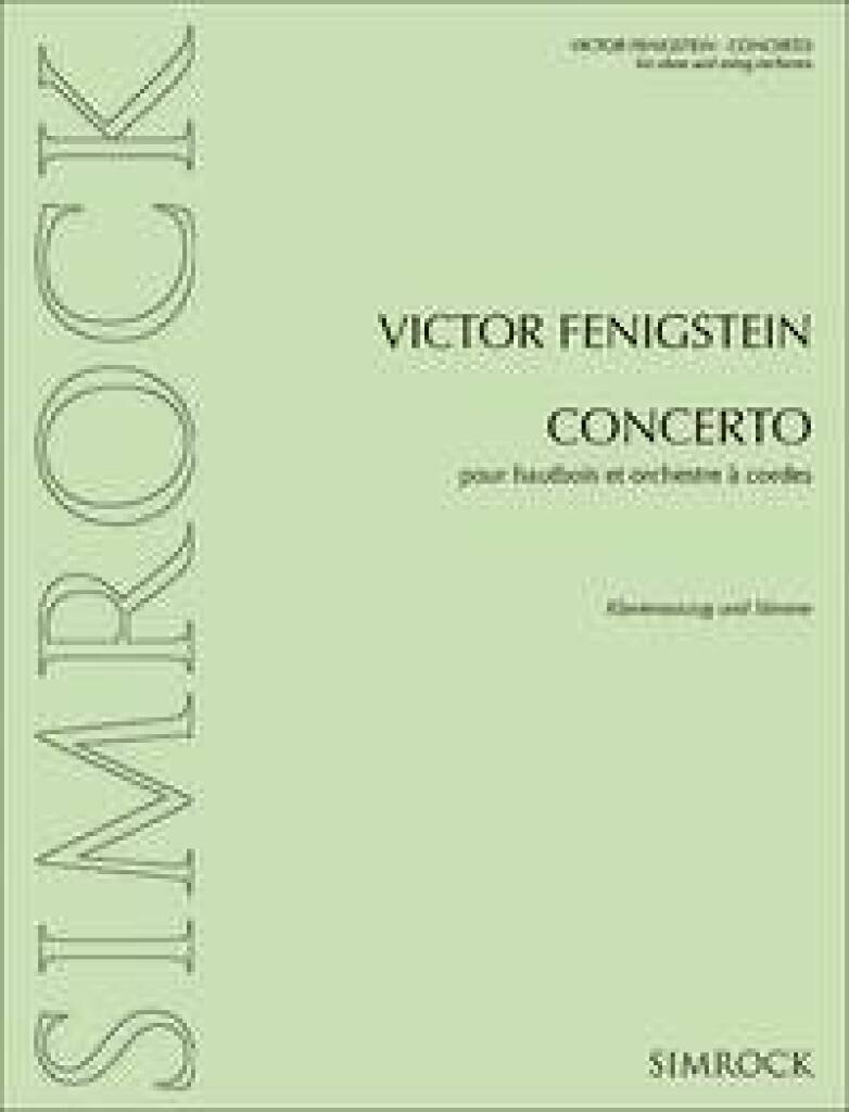 Книга CONCERTO -LIVRE +PARTITION VIKTOR FENIGSTEIN