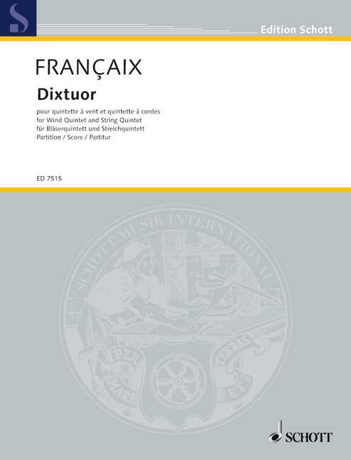 Drucksachen DIXTUOR JEAN FRANCAIX